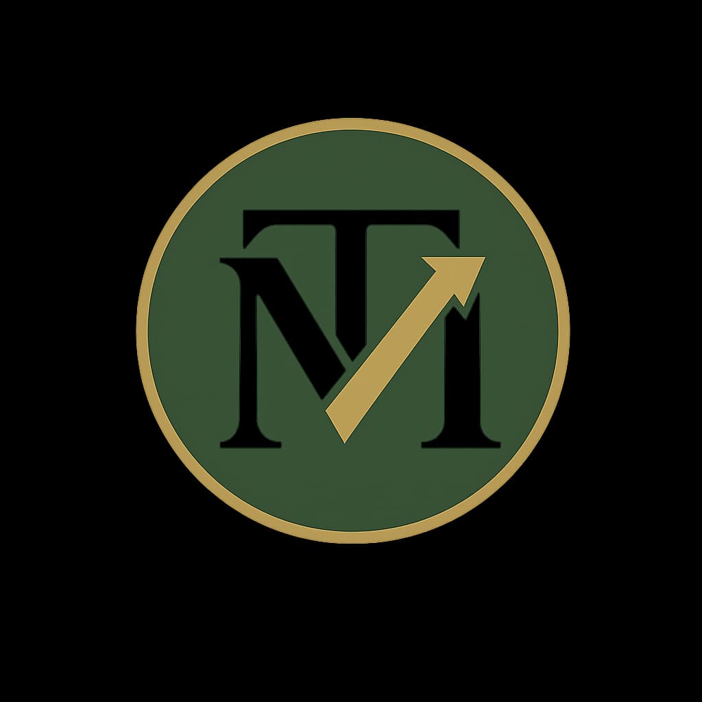 Migrantum circular favicon icon with transparent background