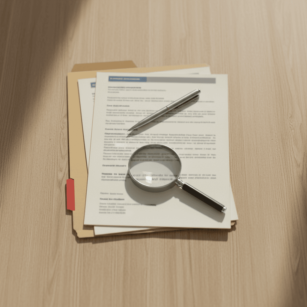 Preparación y organización de documentos